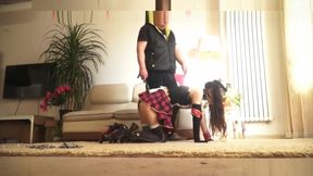 Mute Asian Babe in Ropes, Crawling for estrellas