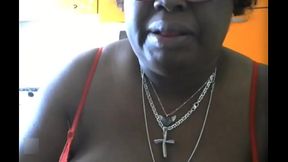 Bossgirls Skype: Intense orgasm while showing off her body