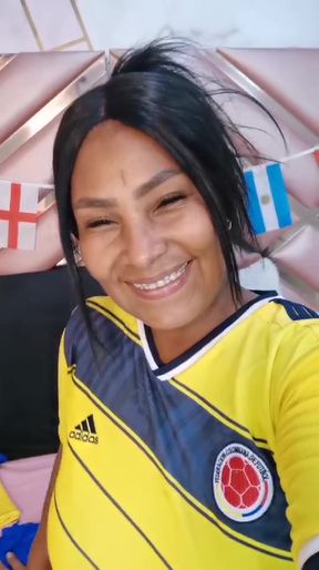 Country fan gets a celebratory fuck during the World Cup