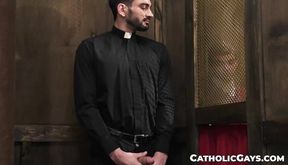 I felt holy and cleansed after priest Jack Aries cums inside my butt