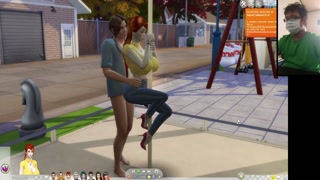 The Sims 4:8 people pole dancing hot sex