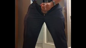 Professor Enjoys Secret Masturbating While Dressed In Suit & Tie