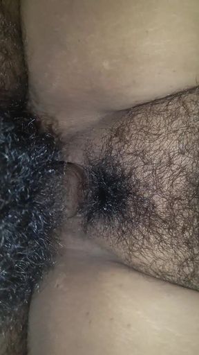 My House Servent Fucking with Me and Play with My Hairy Pussy