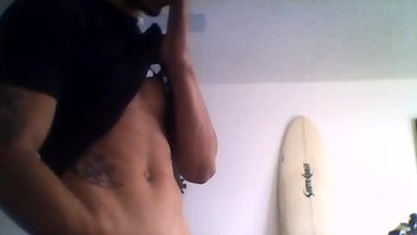 Ebony Male Danny Plays with His Dick