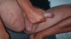 Big cock POV solo handjob leads to huge cumshot