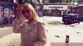 German Blonde Slut Public Pick Up And Pov Fuck