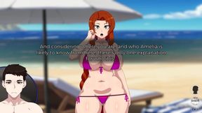 Vulgar Reverie: Cuckold Awaits for His Wife to Come Back While She Is Having Sex with Another Man on the Beach - Episode 15