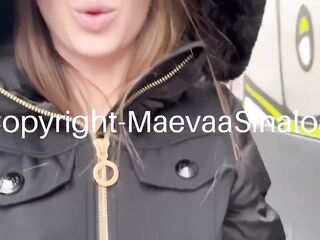 Maevaa Sinaloa - Manhunt in Paris, I screw with AD Laurent in front of my boyfriend - Double facial