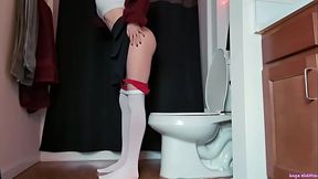 College Girl Raven Peeing [Voyeur] Sage Eldritch