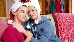 Ryan Pitt & Nate Stone - Hot Christmas Anal in Nextdoor Raw