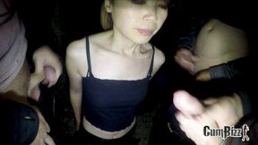 Forest blowbang asian cumwalker 2