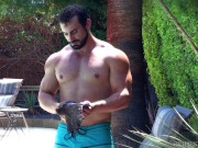 DylanLucas Hot Daddy Eats Young Ass in The Pool