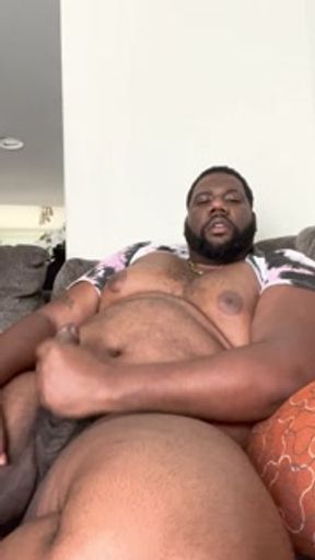 Exploding cum shot (Big black cock) Nut