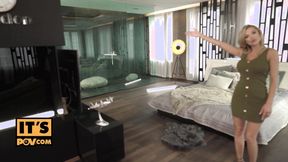 ”itsPOV - Shalina Devine initiates ass pumping 3some for new roomates”