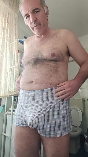 A Cumshot in the Bathroom Before Going Out