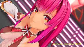 Marine Dances into Pleasure – Hot VR-Free MMD Hentai Action