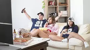 Rooting For The Right Team - Ella Knox And Violet Myers