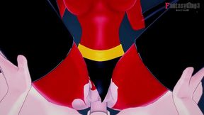 violet parr in the park - the incredibles - premium