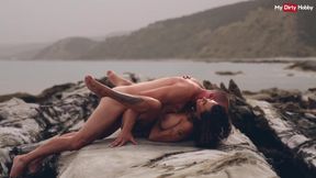Adventurous German Couple Explores Passionate Moments on the Beach - MyDirtyHobby