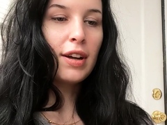 Amateur striptease and Solo masturbation
