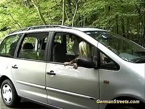 German Milf picked up for anal sex