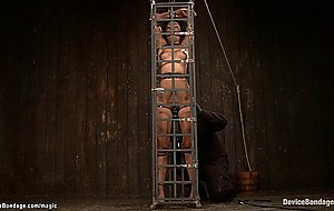 Ebony in pile driver ass object fucked