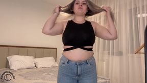 Front View Tight Jeans Farts