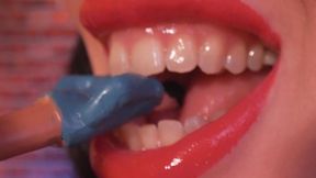 Goddess Lilith EATS a tiny man - VORE POV, Giantess, mouth fetish