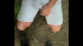 Feeding in the park