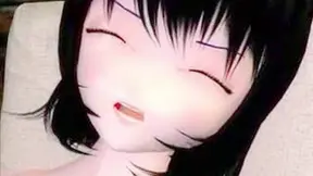 Dark-Haired Hentai Babe Soaked – Thick Cock Deep in Her Wet Pussy