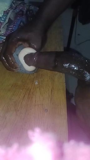 Big Cock Horny Student Deep Thrusting Imaginary Pussy