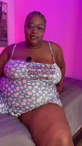 Apoutchou from montreal Aicha Black on a facetime masturbation videocall with you