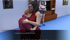 Milftopia - Gameplay - Roleplay - Lesbian MILF Strapon, Split Roast and Dual Anal