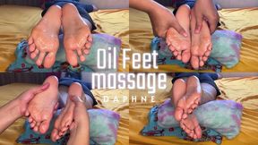 Relaxing Oil Feet Massage by My Friend