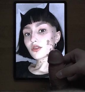 hot insta alt girl cum