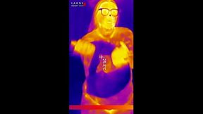 Sports Bra Try-On, Boob Bounce Tests, Naked Twerk Tease THERMAL POV (4K Portrait)