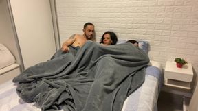 Wife had to share hotel bed with husband's stepsister