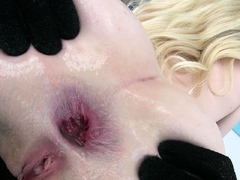 TRUE ANAL Bombshell blonde Emma Starletto's first anal