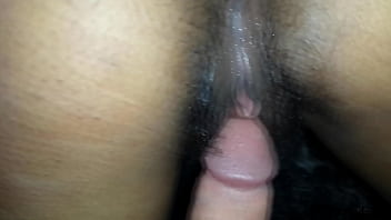 Rubbing His Cock All Over Her Pussy