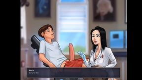 Summertime saga he fuck Miss Okita all cookie jar scenes