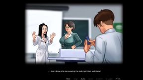 Summertime saga he fuck Miss Okita all cookie jar scenes