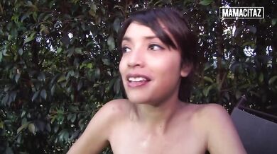 Veronica Marin the Colombian Cutie gets nailed raw in hotel room cumshot