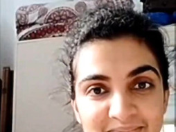 Horny indian milf stripping nude fingering pussy on webcam