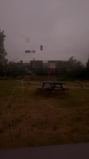 Standing naked in park on benches wanking and twerkin