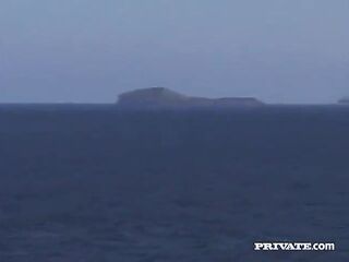 Lydia Gets All Holes Filled in An FMM Three-some on A Tropical Island