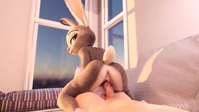 Judy Hopps Straddles Your Thick Cock in a Wild Cartoon Ride