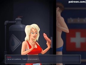 Summertime saga part 10 - Cassie hot blowjob (Czech sub)