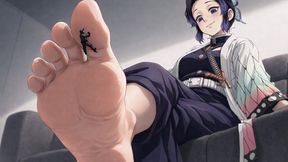 Shinobu Kocho Giantess Feet POV Crush Collection 100 AI Generated