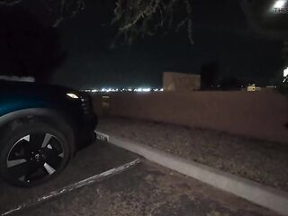 Darksome Parking Lot Public Sex with the Shiesty Mask on!