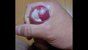 Skin–On Masturbation Leads to Juicy Ejaculation for Short Phimosis Cock